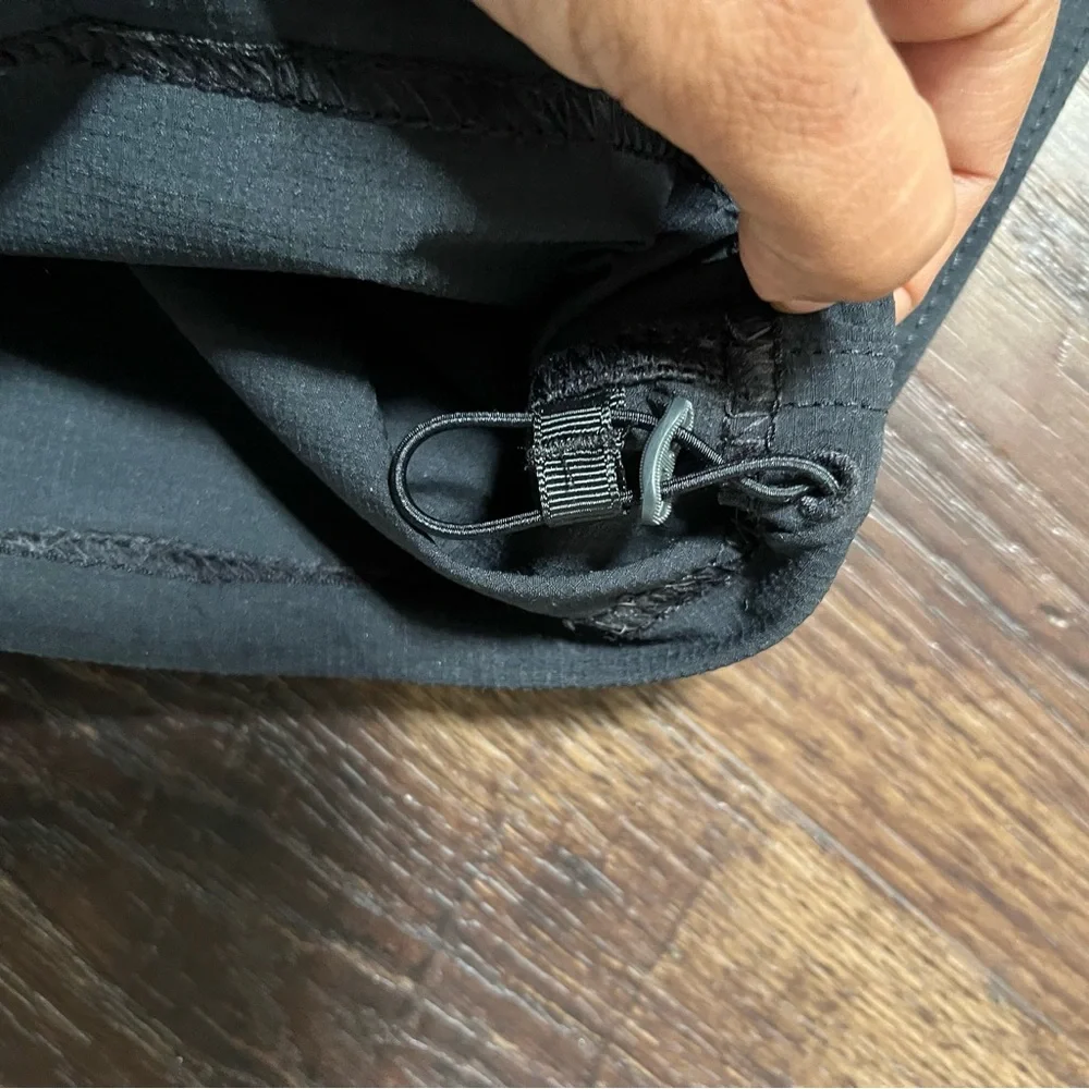 Kuhl womens 6297 horizon convertible drawstring Ripstop black outdoor pants 14 - Picture 8 of 12